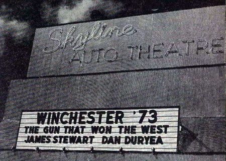 Skyline Auto Theatre - Screen And Sign - Photo From Rg (newer photo)